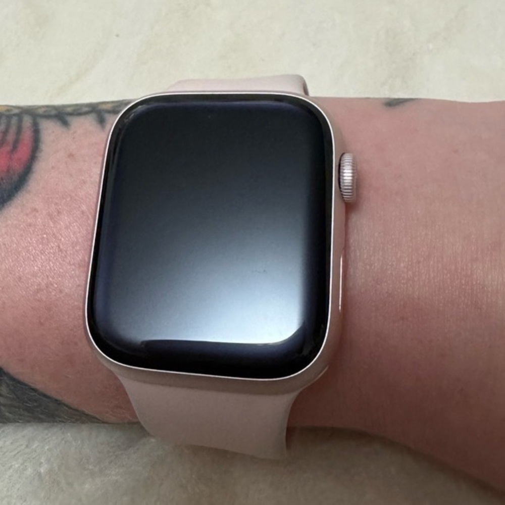 Pink Smartwatch with Matching Bands and Charger - Picture 2 of 12